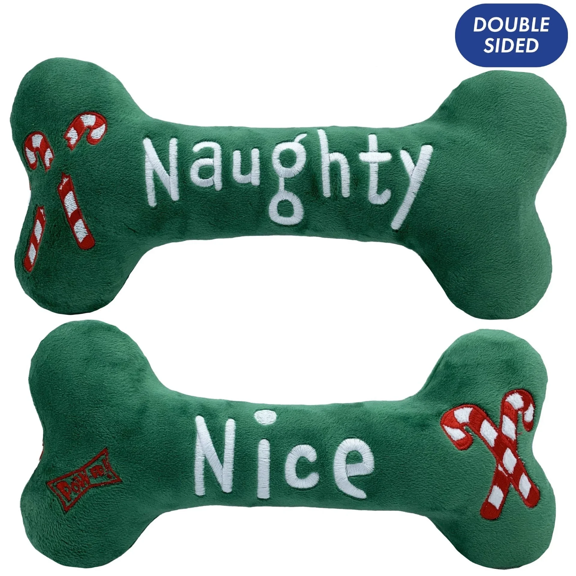 Naughty & Nice Bone - Weihnachtsknochen Grün