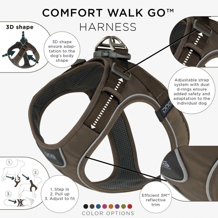 Comfort Walk Go Harness - Mocca