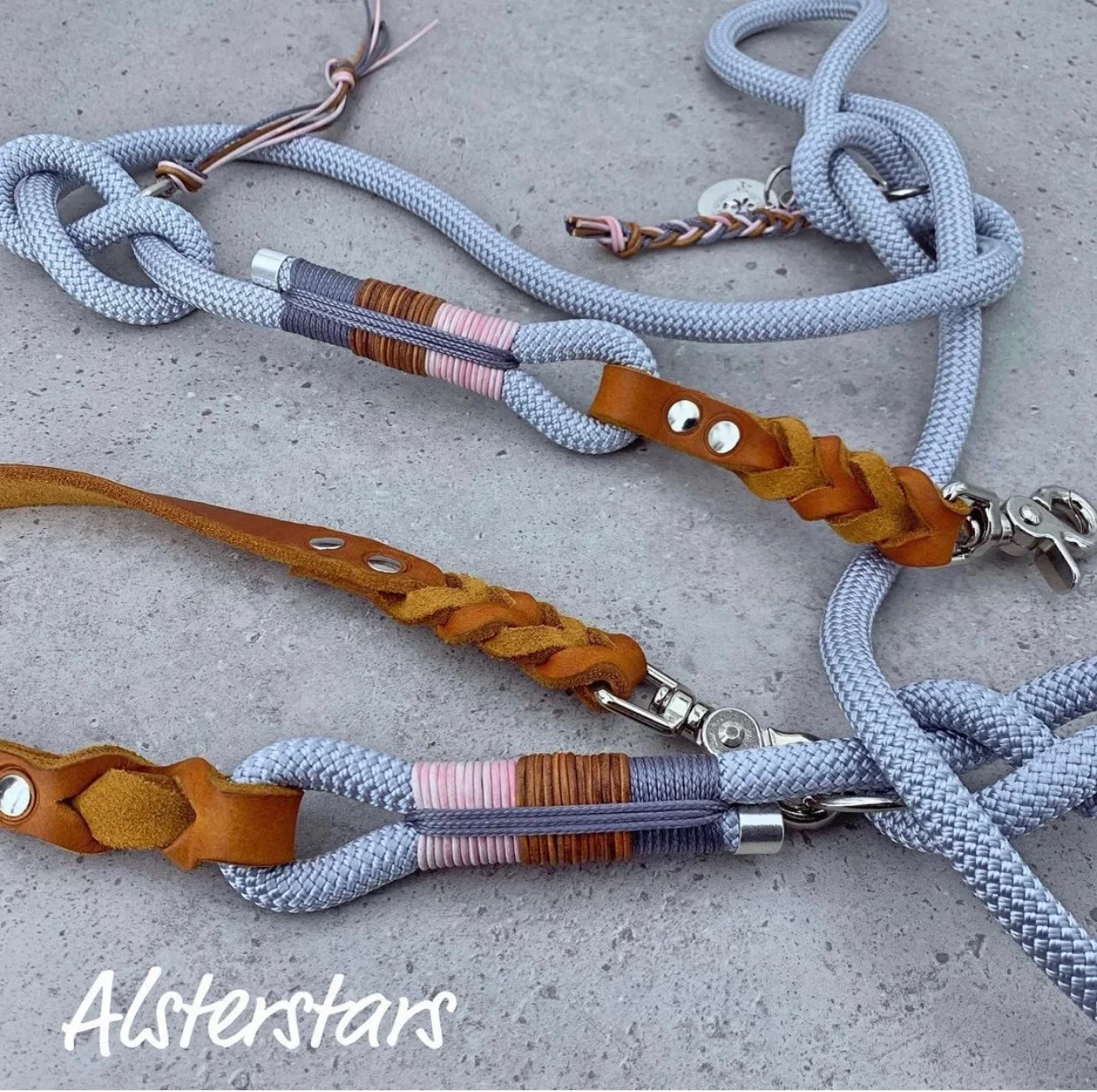 Tauleine "Leather meets Rope" - Perfect Silver