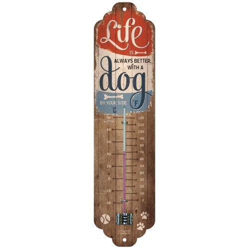 Pfotenschild - Life is Better with a Dog - Thermometer