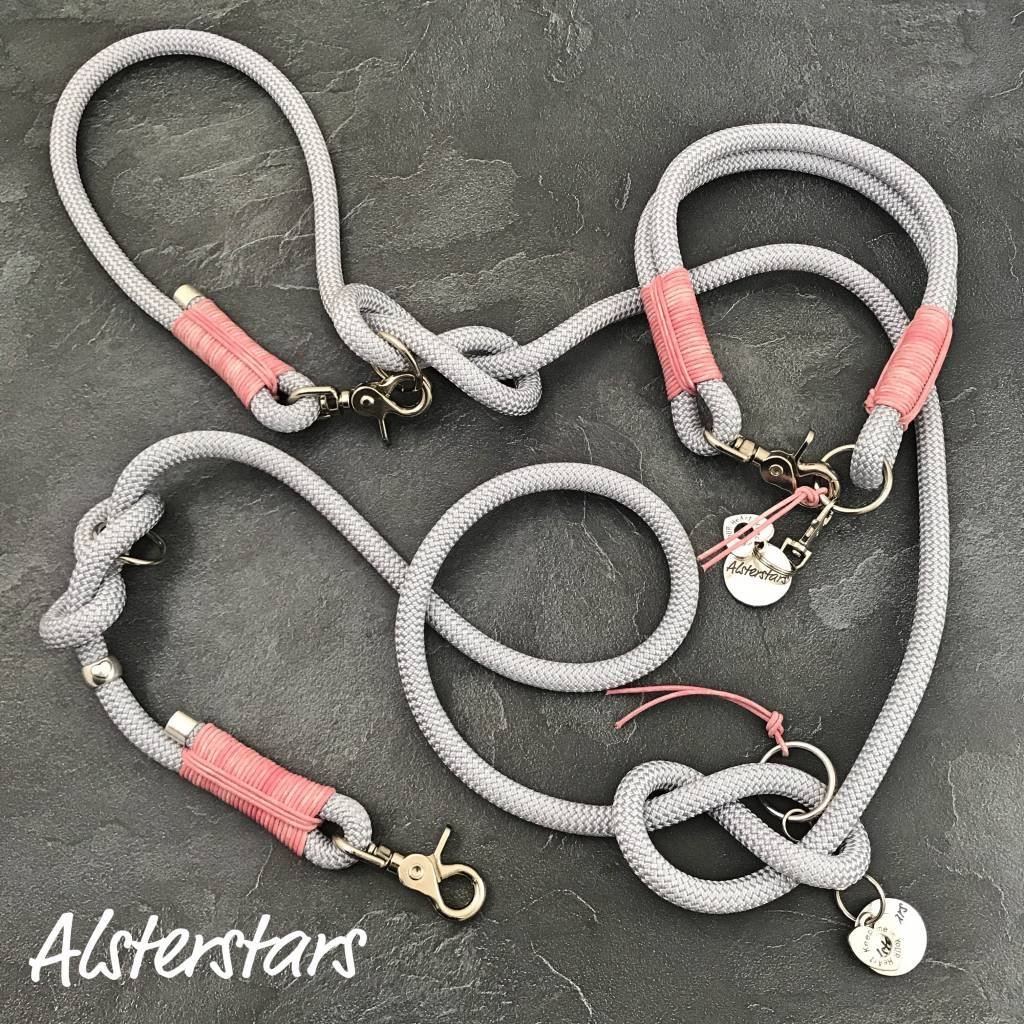 Alsterstars Set - Silver meets Vintage Pink Leather