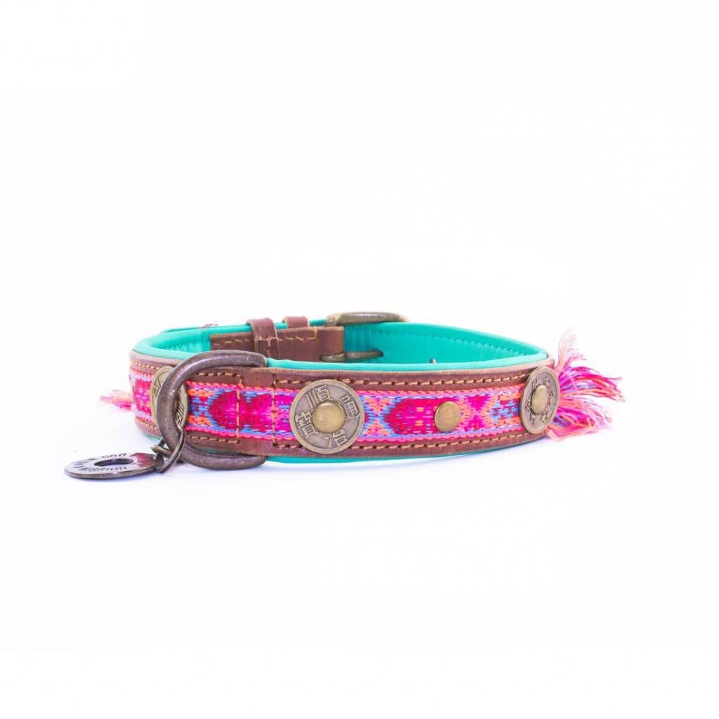DWAM - Hundehalsband Boho Rosa 2,5cm