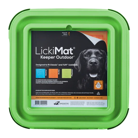 LickiMat Keeper Outdoor - Grün