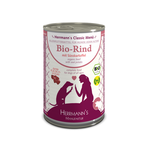 Herrmann's Manufaktur - Bio-Rind mit Süßkartoffel