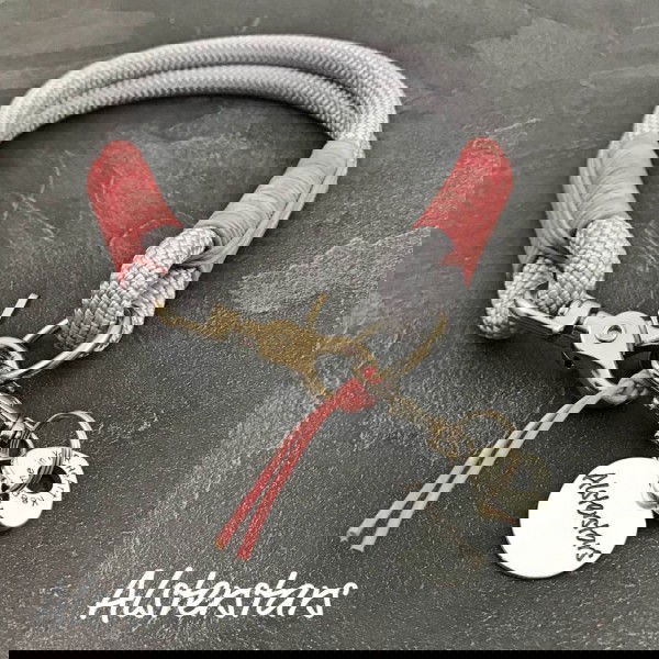 Tauhalsband - Silver meets Vintage Pink Leather