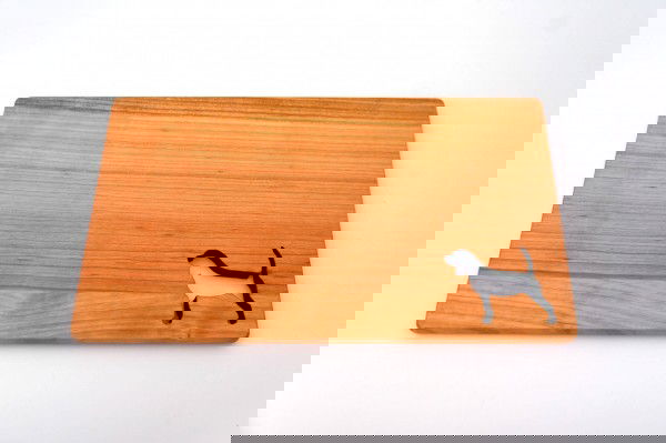 Holzbrett "Beagle" - Kirschholz