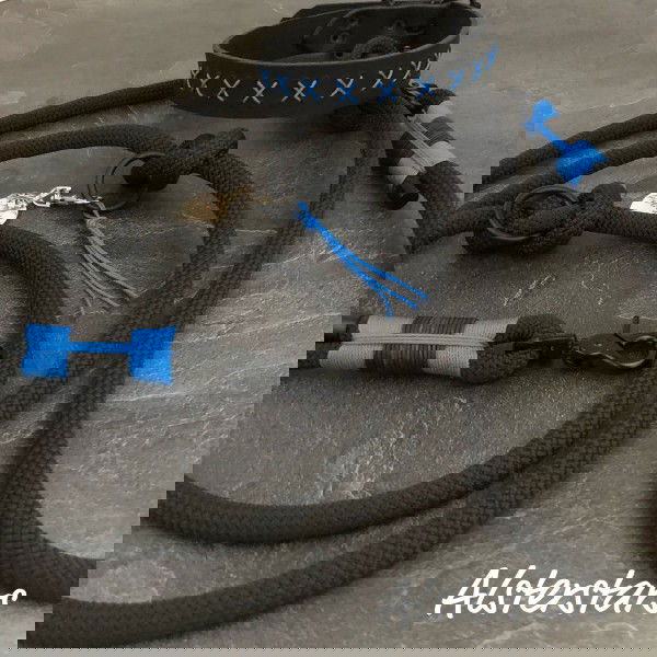 Fettleder Set - Black meets Blue