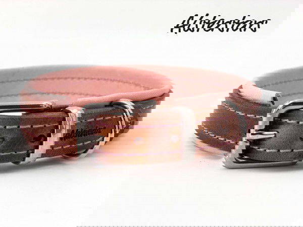 Lederhalsband - Dreamy Leather and Rose