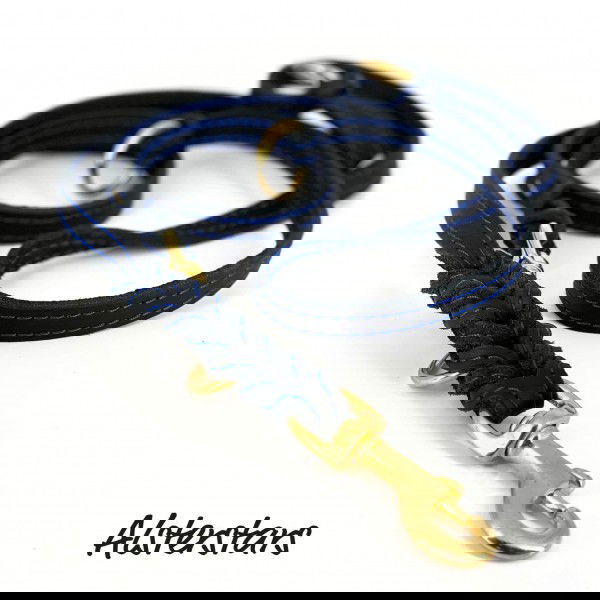 Fettlederleine "Black Ocean"