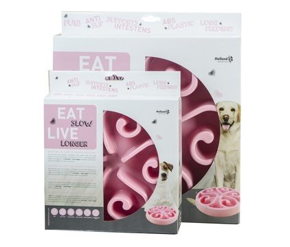 Eat Slow Live Longer - Anti-Schlingnapf pink