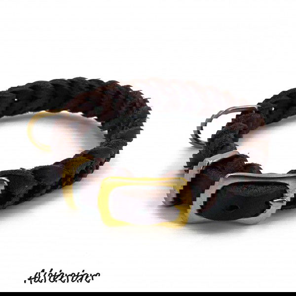 Alsterstars - Flechthalsband "Dark Brown"
