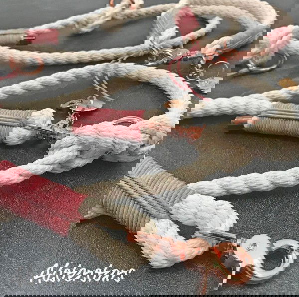 Tauleinenset Sweet Rose - Tauhalsband & Tauleine