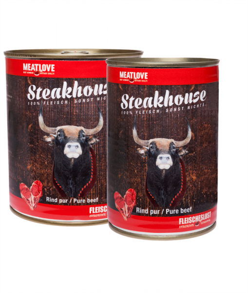 Fleischeslust - Steakhouse Rind pur 410g