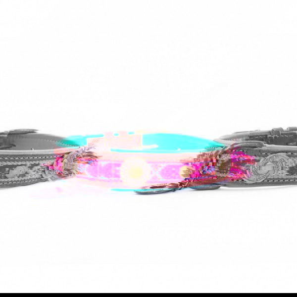 DWAM - Hundehalsband Boho Rosa 2,5cm