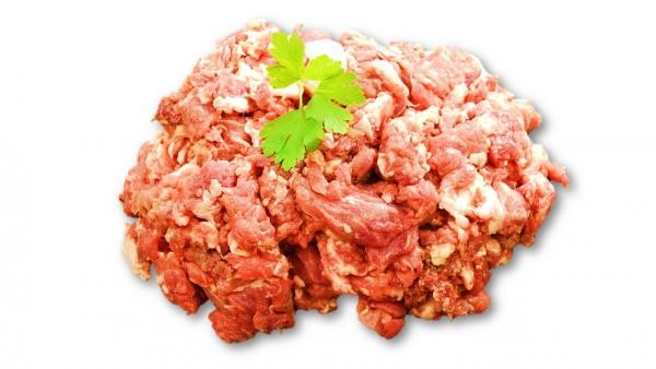 Metzgers Heimtiernahrung - Rind Muskelfleisch grob gewolft