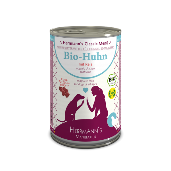 Herrmann's Manufaktur - Bio-Huhn mit Reis