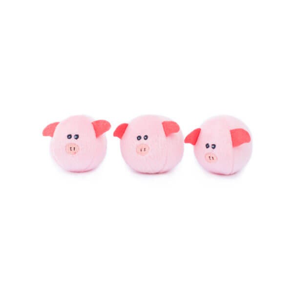 ZippyPaws - Miniz 3er Pack Schweinchen
