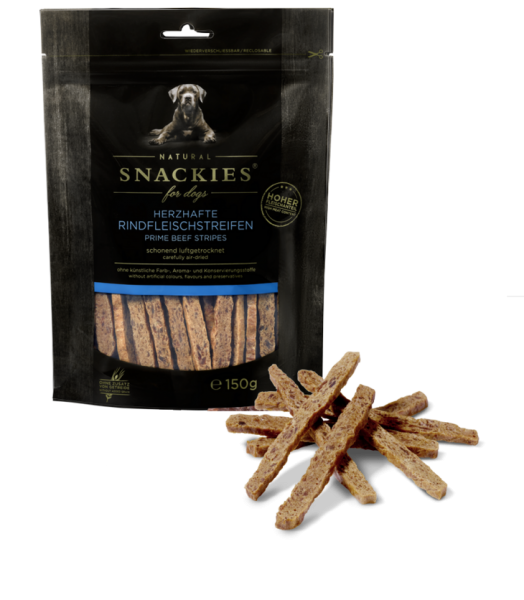 Snackies - Herzhafte Rindfleischstreifen