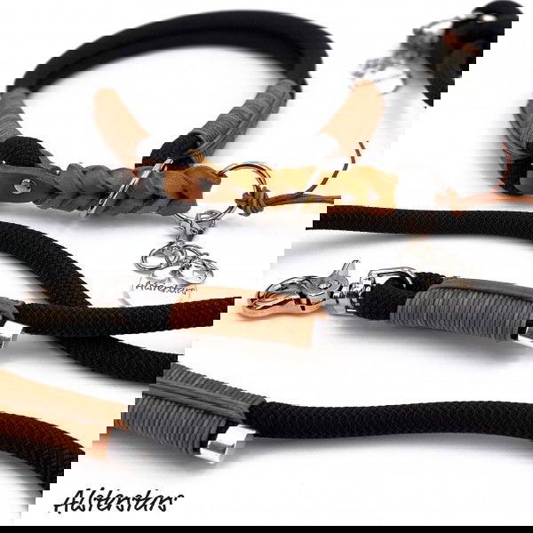 Tauleinen Set - Black meets Cognac