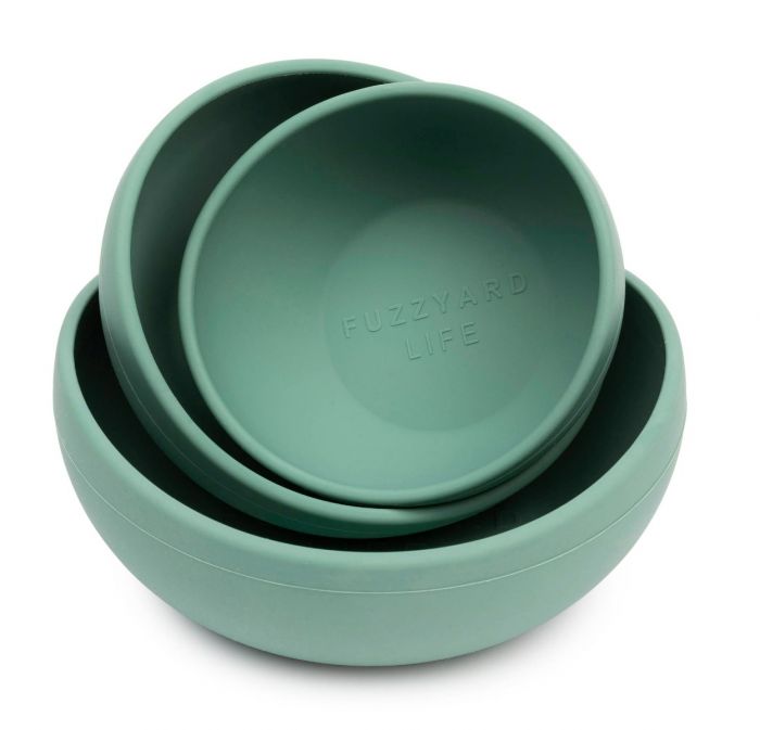 Silicone Bowl - Hundenapf Grün 