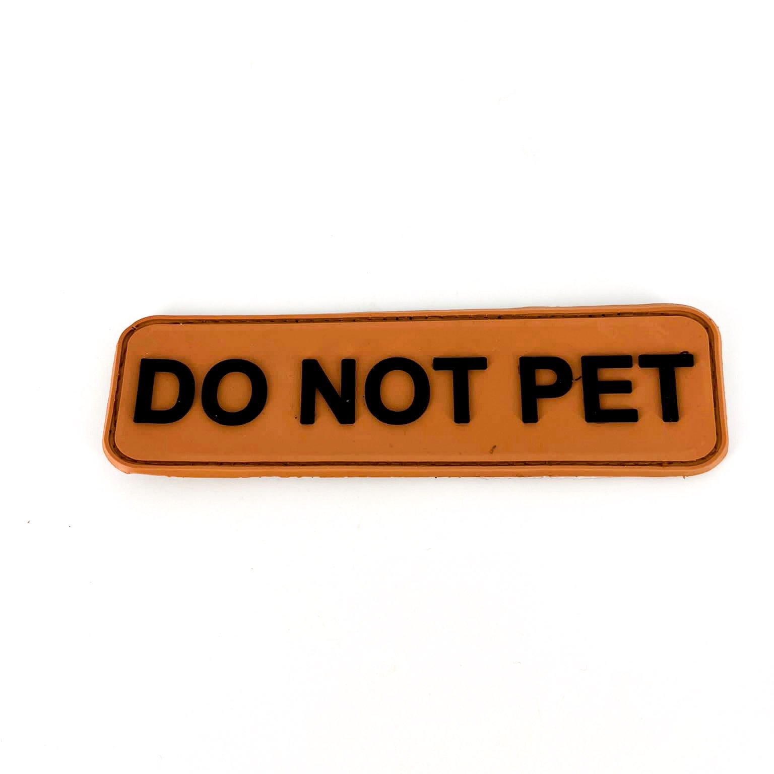 Patch "Do not pet" - für EARTSCH Halsbänder 
