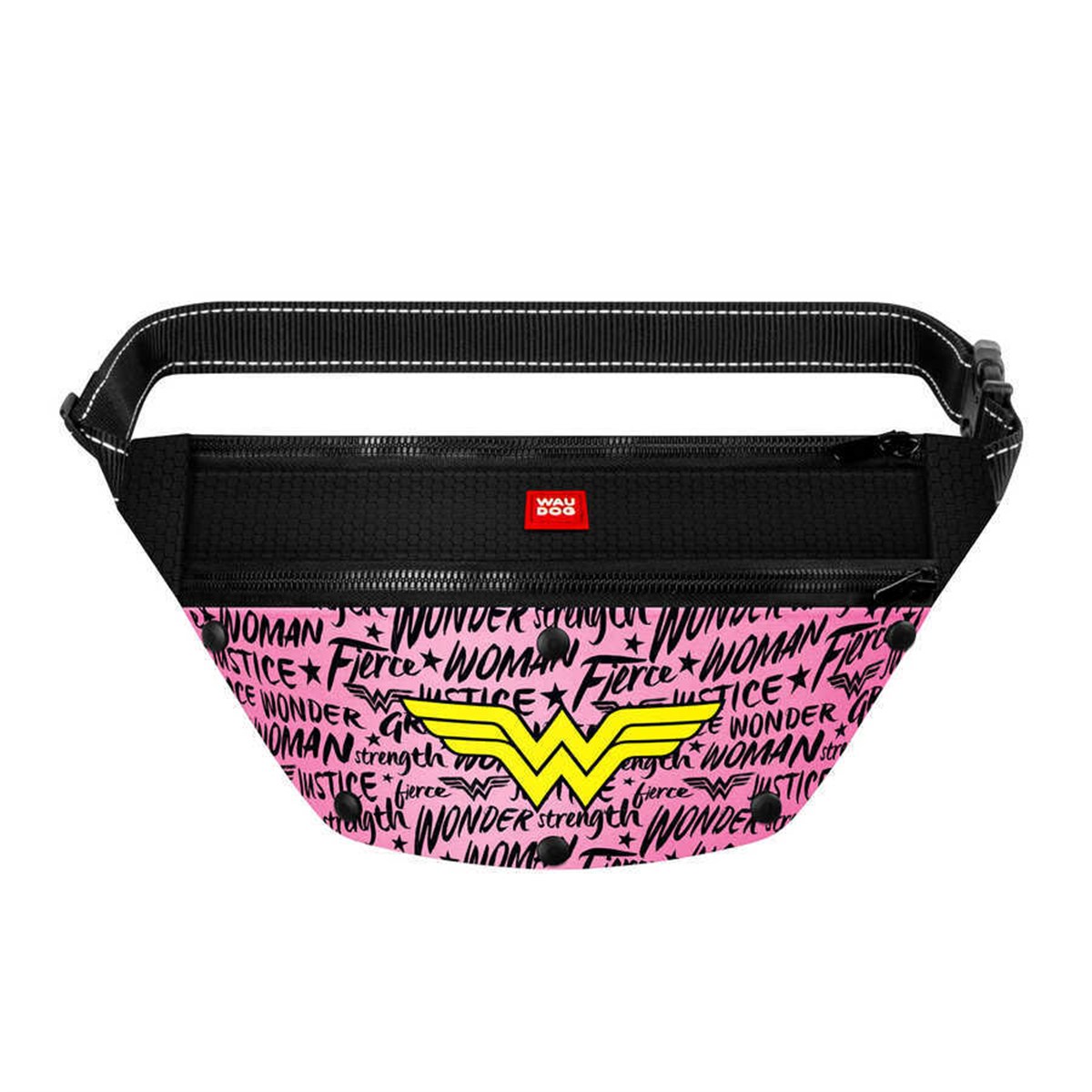 WAUDOG Bauchtasche WONDER WOMAN Logo Gelb