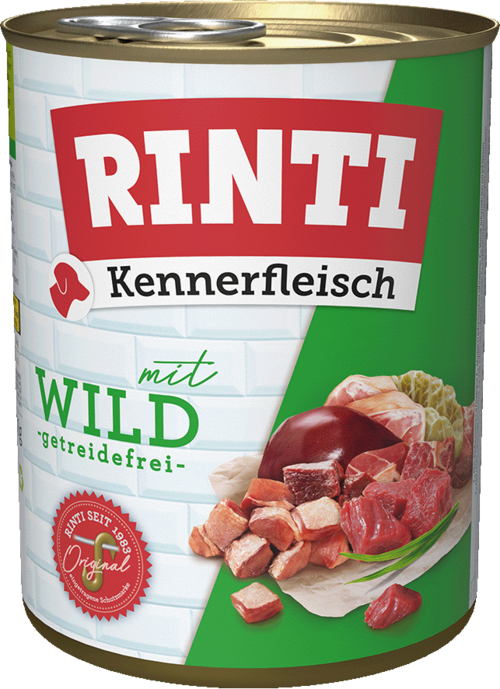 Rinti Kennerfleisch - Wild 800g Dose