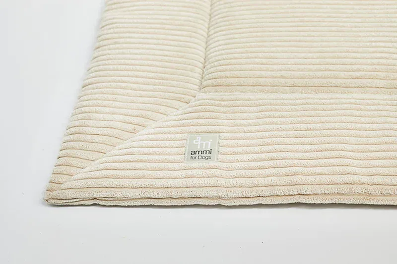 Liegekissen Cordplaid Creme