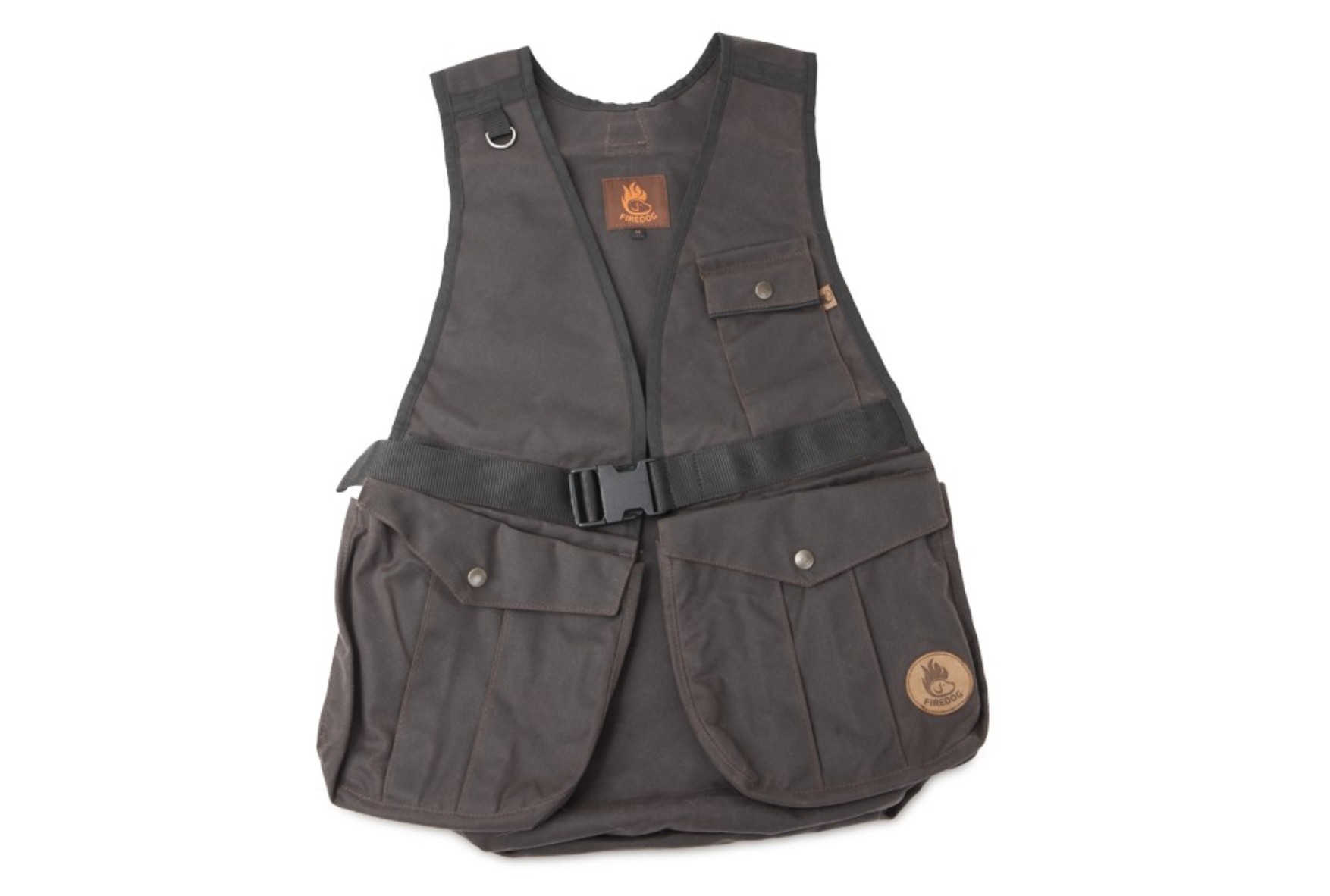 Firedog - Waxed Cotton Dummyweste Hunter Braun