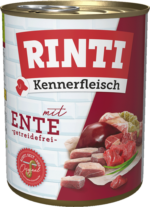 Rinti Kennerfleisch - Ente 800g Dose 
