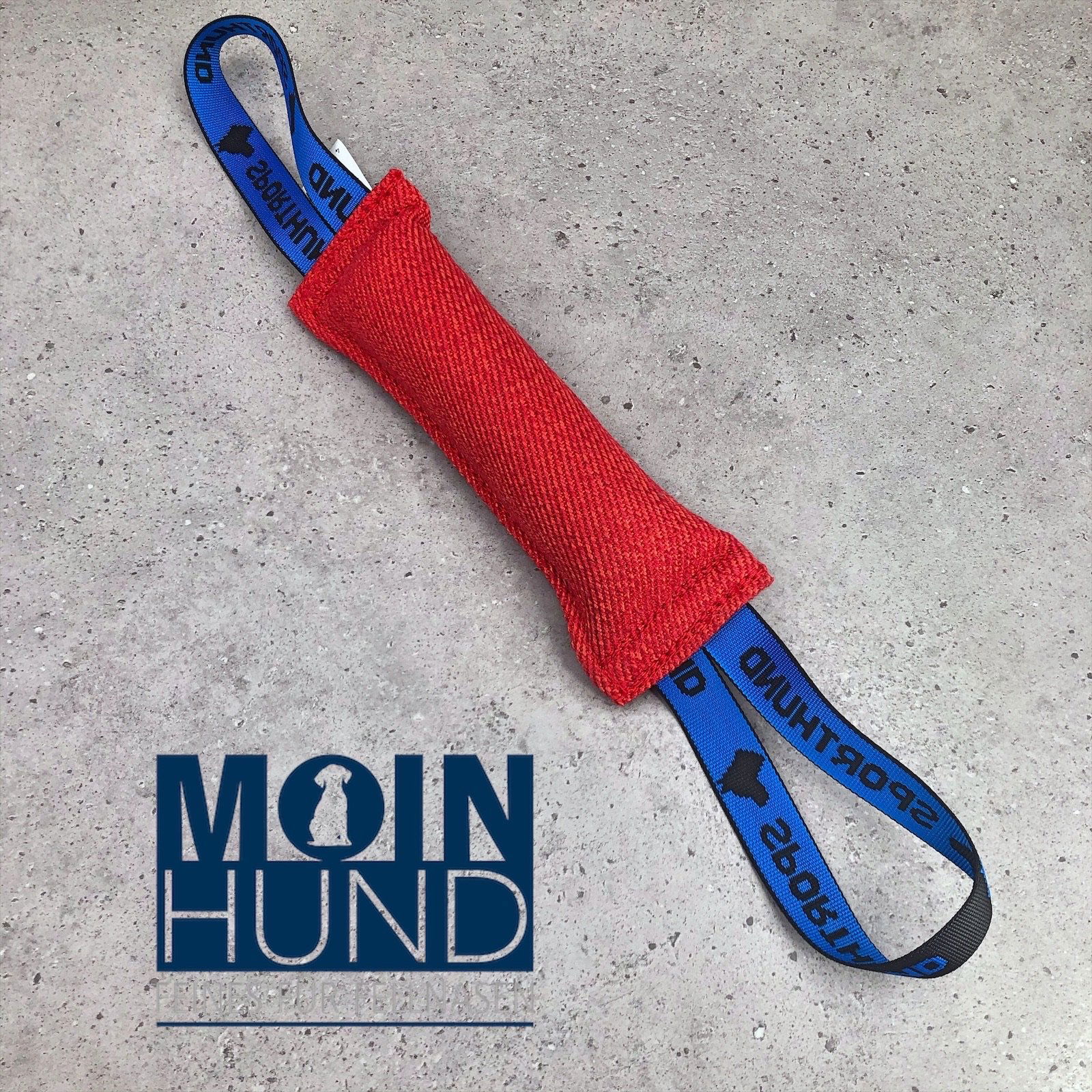 Sporthund - Beißwurst Schlauch 5 x 25cm Rot
