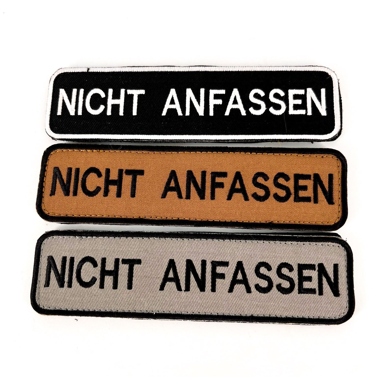 Patch "Nicht anfassen" - für EARTSCH Halsbänder 