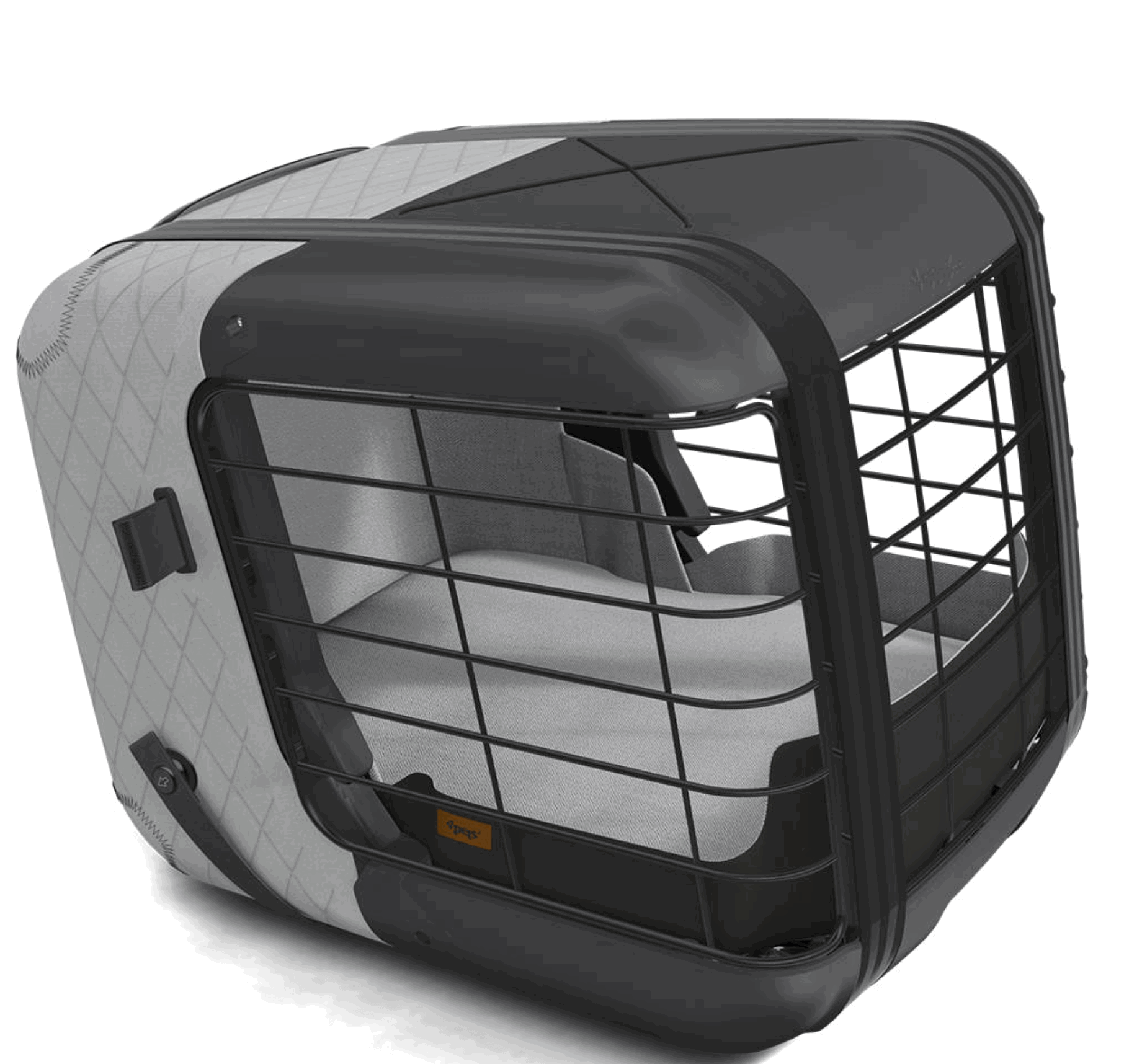 Caree Hundetransportbox Cool Grey