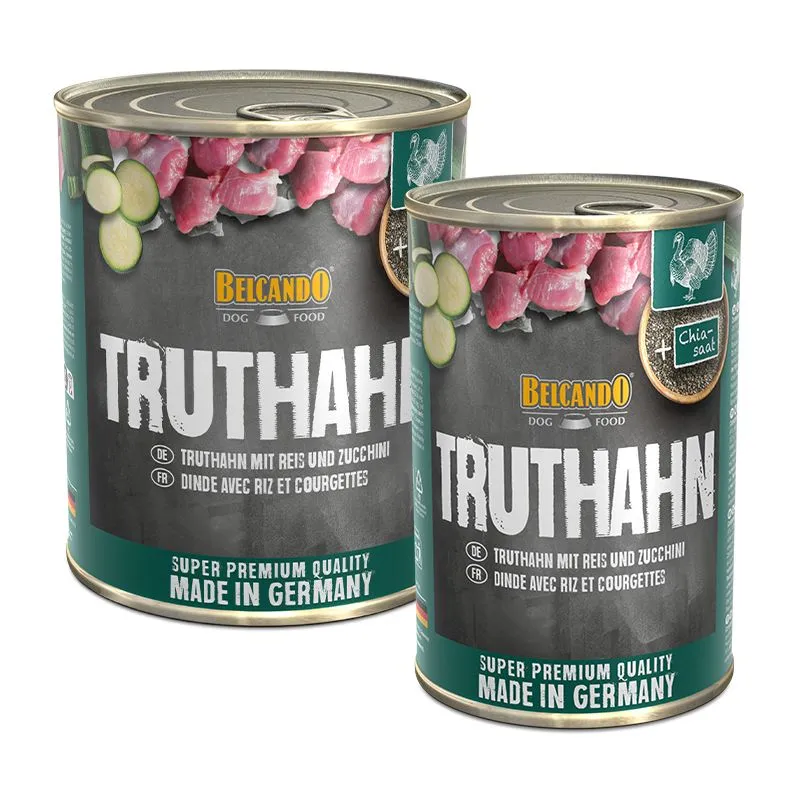 Menü Dosen Truthahn mit Reis und Zucchini