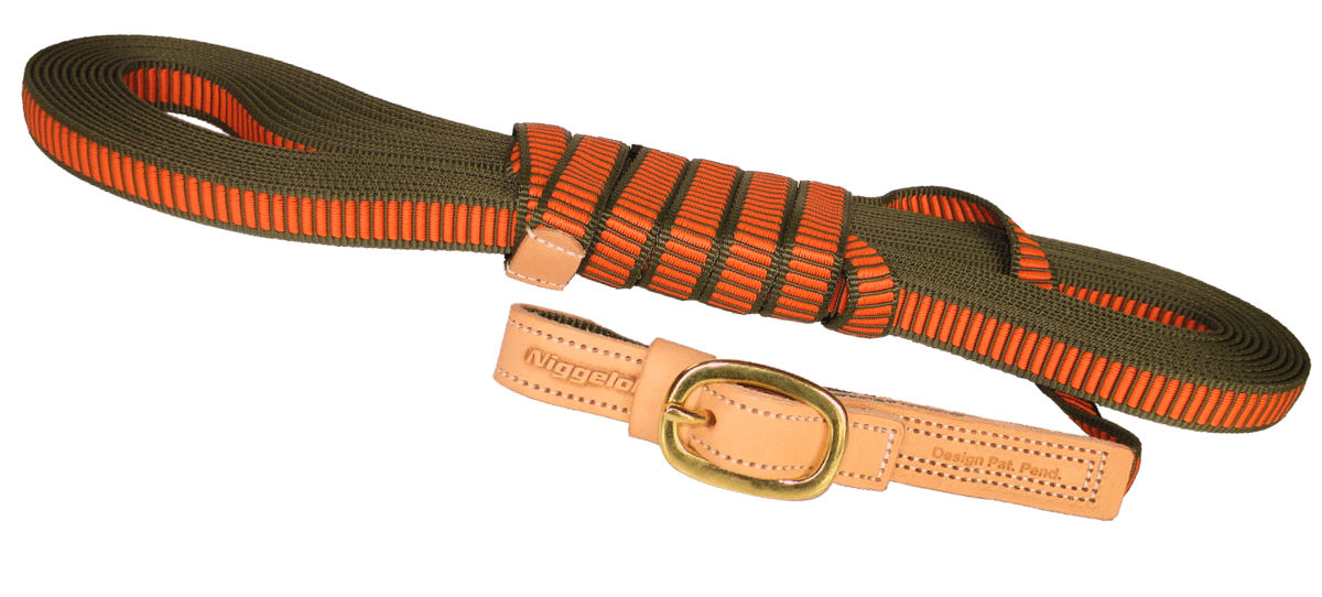 Schweissriemen - Orange-Oliv  - 12 Meter