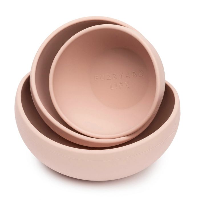 Silicone Bowl - Hundenapf Altrosa