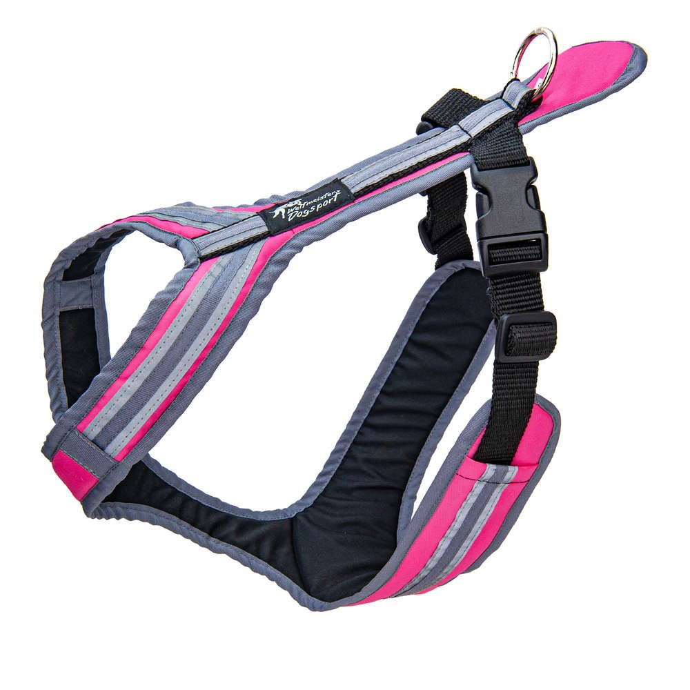 Zuggeschirr Safety Rosa Grau