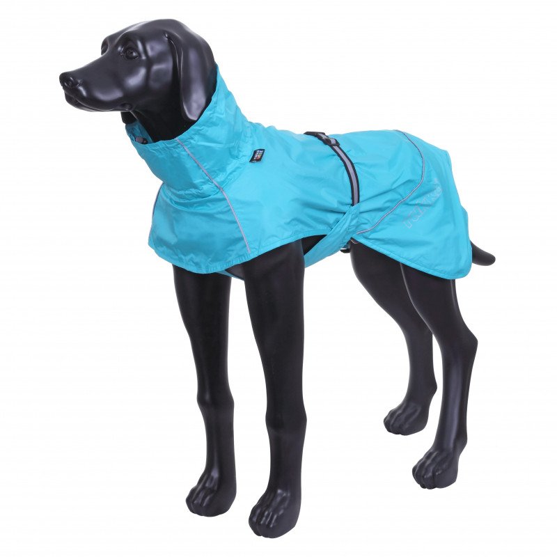 Rukka-Hase-Regenjacke-für-Hunde-tuerkis