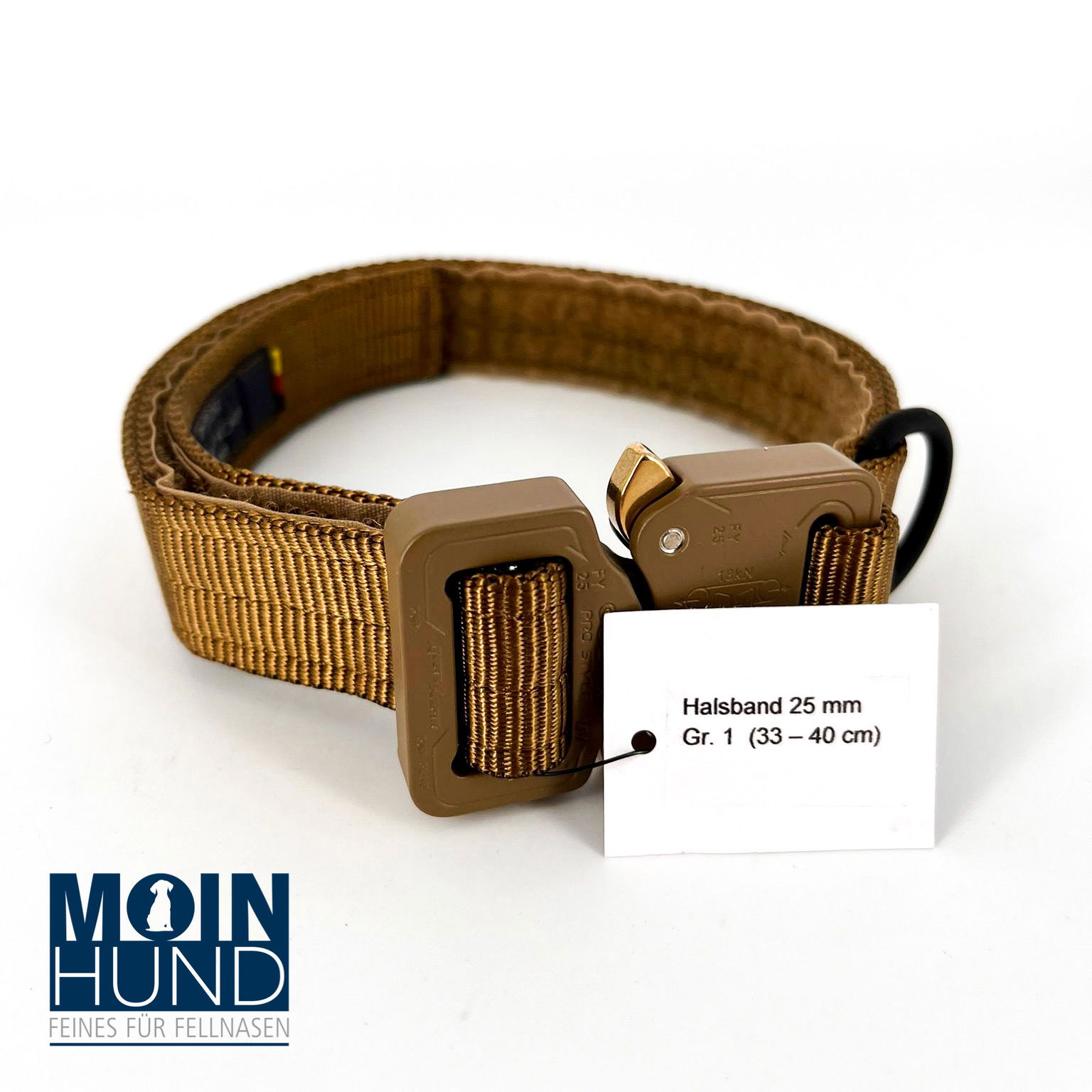 Halsband 25mm - "COYOTE"