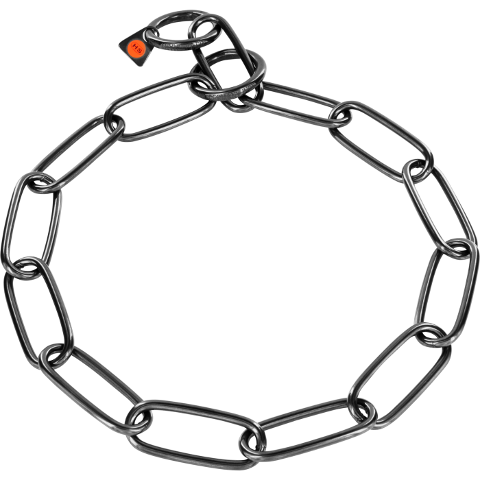 Sprenger Halskette 4mm schwarz langgliedrig
