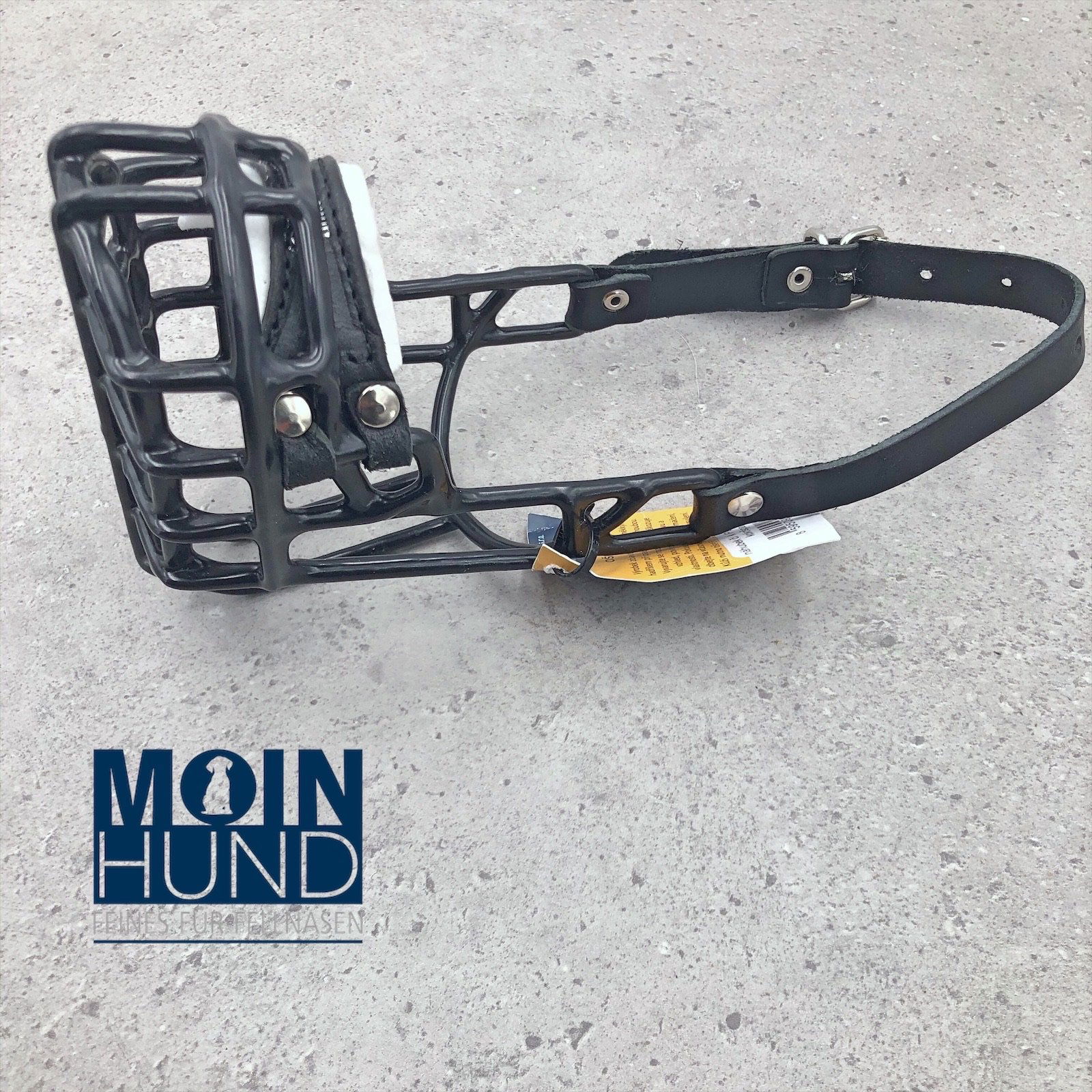 Chopo - Drahtmaulkorb schwarz für Zwergschnauzer Hündin