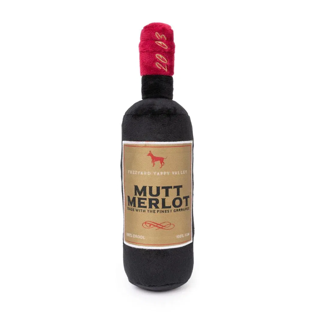 Mutt Merlot - Rotweinflasche