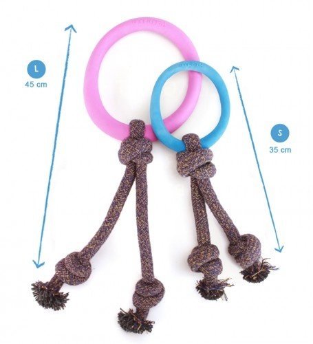 Beco - Pet Hoop on a Rope - Pink