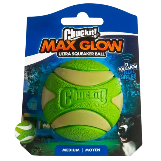 Max Glow Ultra Squeaker Ball M