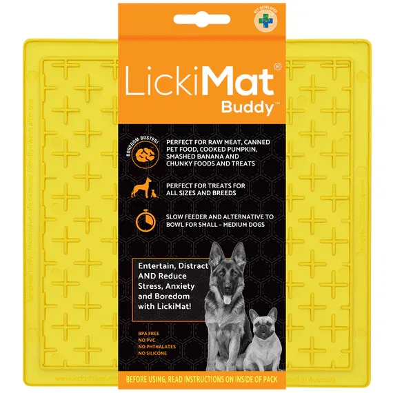 Lickimat Buddy Gelb 