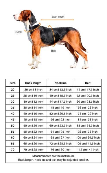 Size Chart Paikka - Raincoat