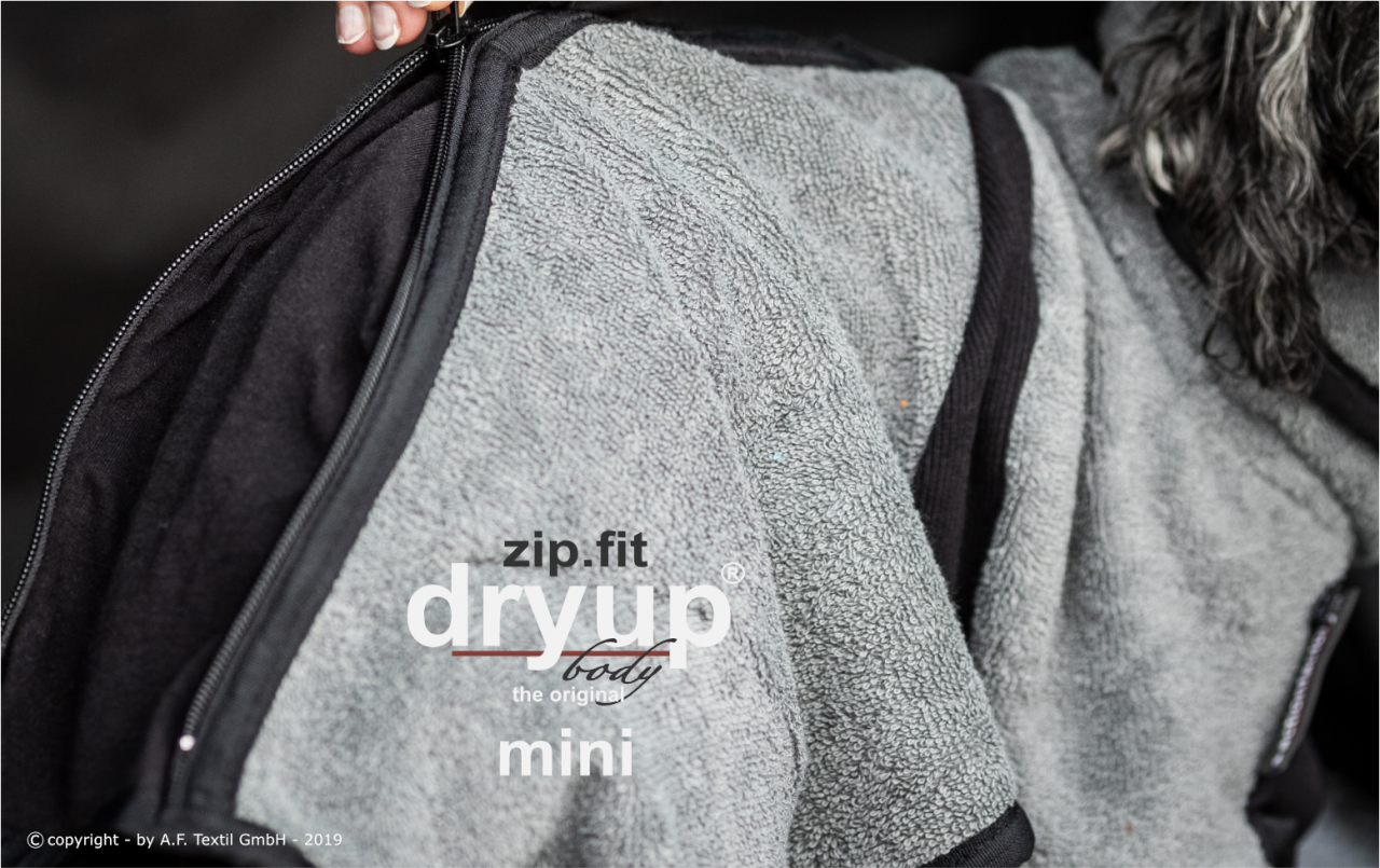 Dryup Body zip.fit -  Trockenbody - Anthrazit