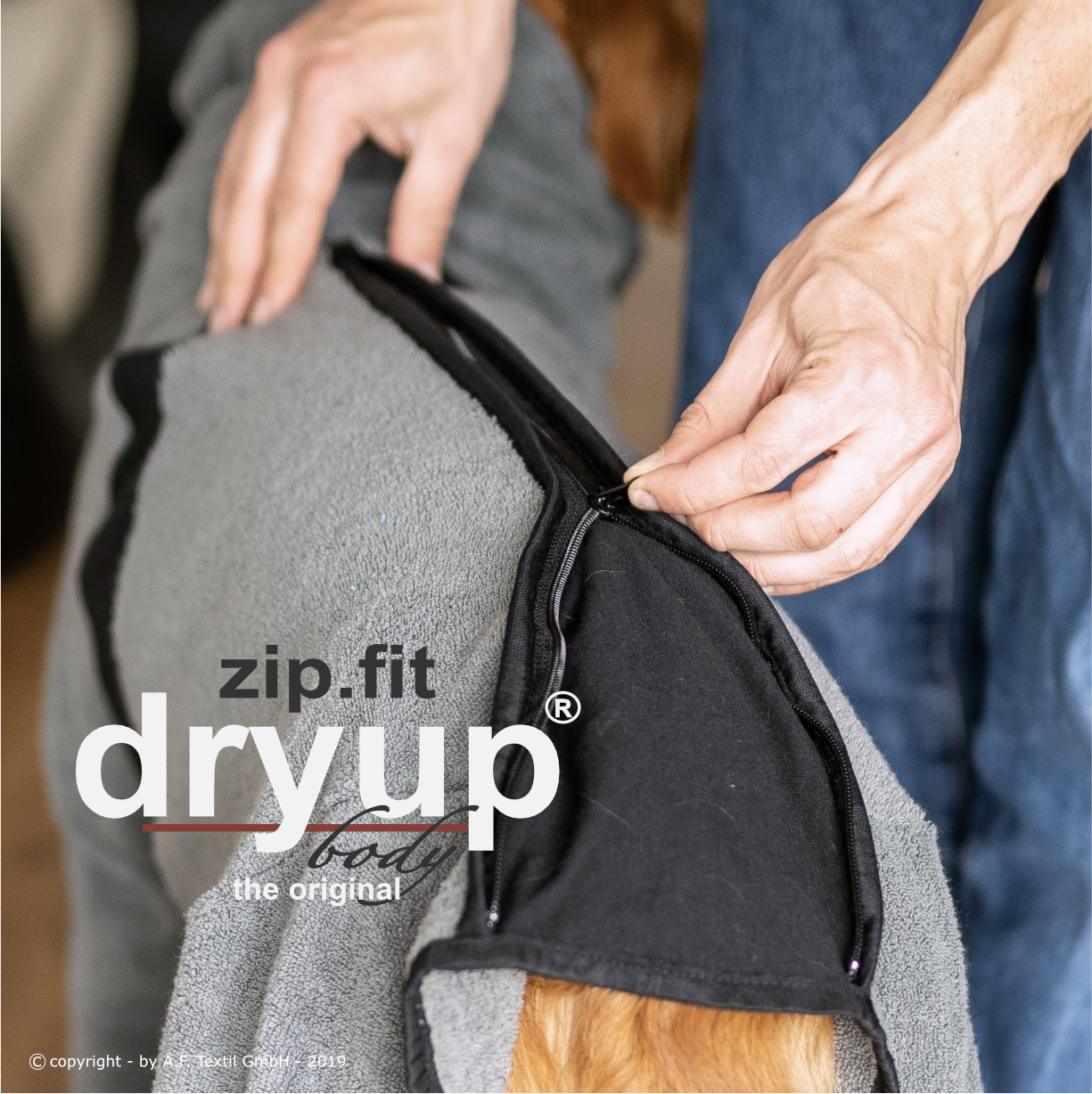 Dryup Body zip.fit -  Trockenbody - Moos