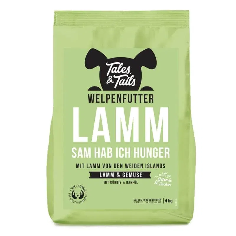 Lamm sam hab ich Hunger - Welpenfutter