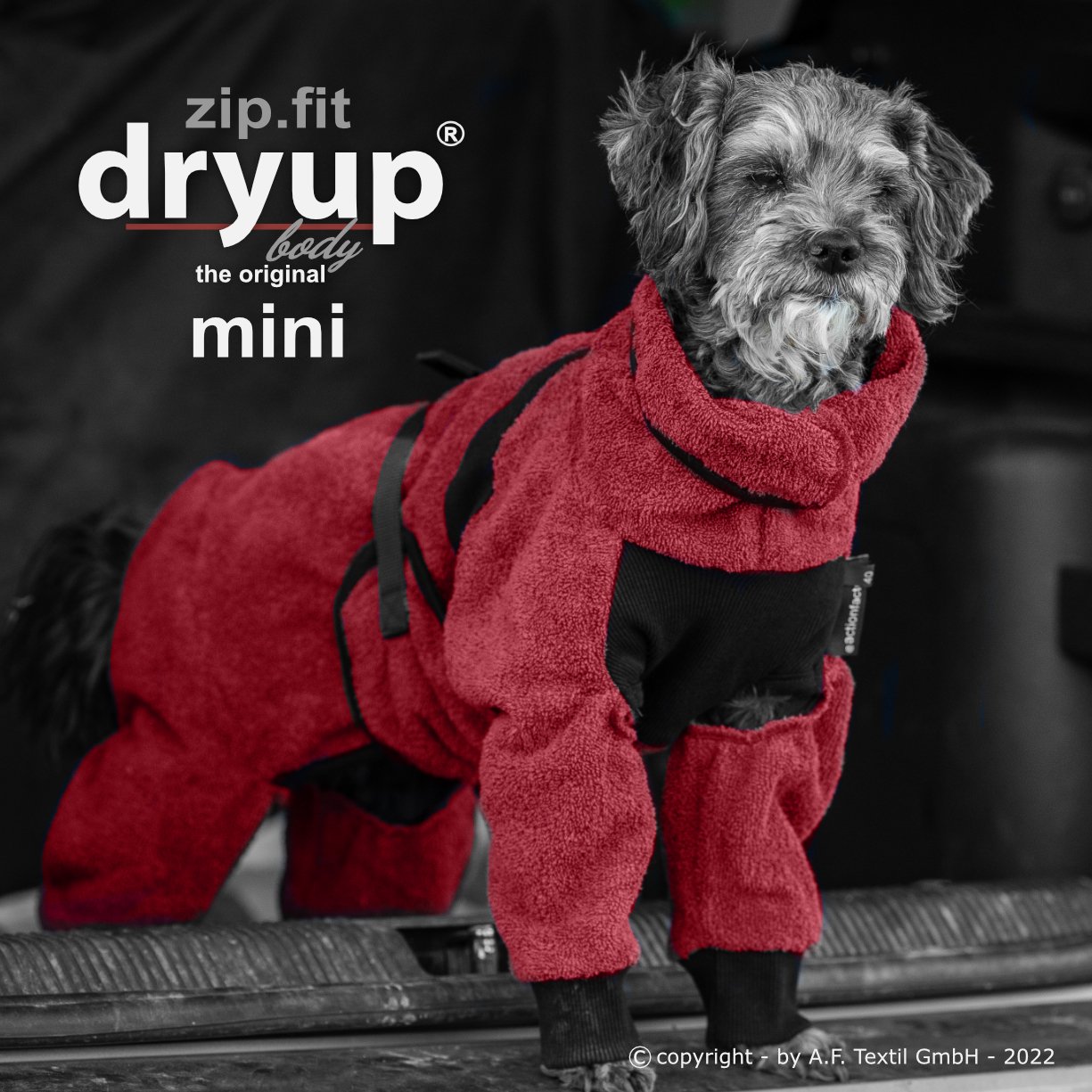 Dryup Body zip.fit -  Trockenbody - Bordeaux